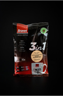 Bravos 3in1 Instant kávé 10 darabos kiszerelés