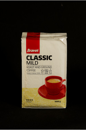 Bravos Classic Mild Őrölt kávé (1kg)