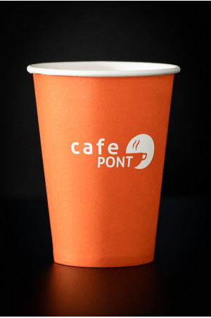 207 Ml-es papírpohár kávéautomatához- Cafe Pont Felirat (50db)