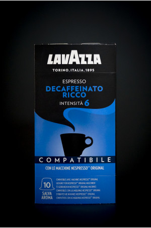 Lavazza Nespresso Decaffeinato Ricco Kávékapszula